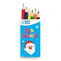 Christmas Mini Colouring Pencils (6 packs)