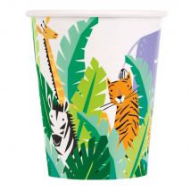 Animal Safari Party Cups (Pack of 8)