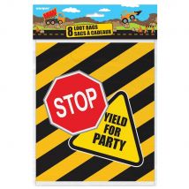 Construction Party Loot Bags (Pack of 8)