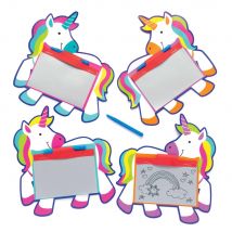 Rainbow Unicorn Magic Slates (Pack of 8) Creative Play Toys