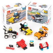 Speed Racer Building Brick Kits - 4 Building Bricks For Building your Own Race Cars In 4 Different Designs. Size: 7cm