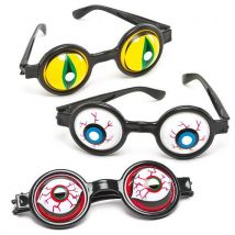 Spooky Eye Glasses (Pack of 5) Halloween Toys