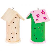 Wooden Ladybird Houses (Box of 2) Nature Craft Kits