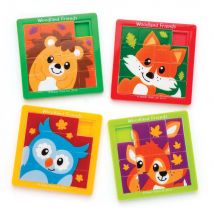 Woodland Friends Sliding Puzzles (Pack of 5) Creative Play Toys