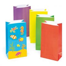 Coloured Party Bags (Pack of 10) Party Supplies