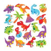 Dinosaur Foam Stickers (Pack of 120) Craft Embellishments