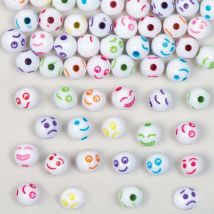 Funny Face Beads (Pack of 300) Jewellery Making