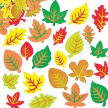Leaf Foam Stickers (Pack of 144) Craft Embellishments