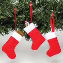 Mini Felt Christmas Stockings (Pack of 8) Christmas Crafts