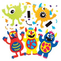 Monster Bunch Mix & Match Magnet Kits  (Pack of 6) Halloween Crafts