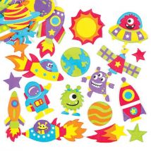 Space Foam Stickers (Pack of 120) Craft Embellishments
