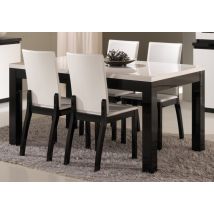 Table de repas Roma laqué bicolore - l-160 h-76 p-90