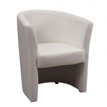 Cabriolet Belize Blanc - 76 x 63.5 x 62.5cm - Basika