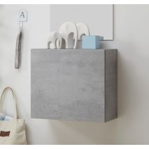 Cube 1 porte Infinity Béton - 30 x 55 x 50cm - Basika