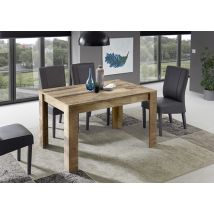 Table de repas extensible Costa noir/poirier - Basika