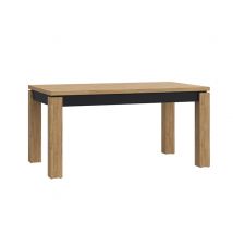 Table de repas extensible Kaszimiro Chene - 78 x 160 x 90cm - Basika
