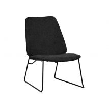 Fauteuil Turo Noir - 77 x 55 x 70cm - Basika