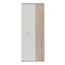 Armoire 2 portes Net 106 Chene sonoma - 179 x 69 x 35cm - Basika