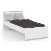 Lit Reverso Blanc mat - 80 x 95 x 203cm - Basika