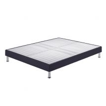 Sommier tapissier Sl 15 Gris anthracite volcano - 15 x 80 x 190cm - Basika