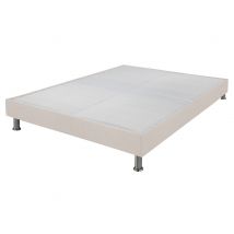 Sommier tapissier Sl 15 Lin - 15 x 140 x 190cm - Basika