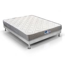 Matelas sueno + sommier tapissier elite Ensemble sueno - 32 x 140 x 190cm - Basika