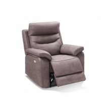 Fauteuil relax Corse Gris - 105 x 90 x 90cm - Basika