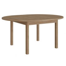 Table de repas ronde extensible Sandoval Chene riviera - Basika