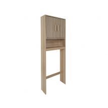 Meuble wc Klaus Bois - 166 x 60 x 20cm - Basika