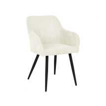 Chaise avec accoudoir Asia Beige - 81 x 56 x 60cm - Basika