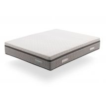 Matelas ressorts et mémoire de forme dual confort Tandem - 28 x 80 x 200cm - Basika