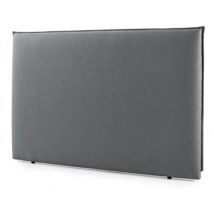 Tete de lit Ambre Gris foncé - 120 x 190 x 7cm - Basika
