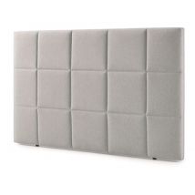Tete de lit Jade Gris clair - 120 x 100 x 7cm - Basika