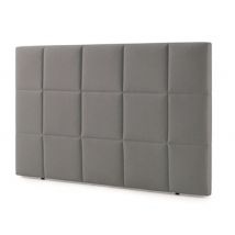 Tete de lit Jade Gris foncé - 120 x 150 x 7cm - Basika