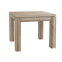 Table de repas carrée extensible Rossriver Chene antique - 75 x 90 x 90cm - Basika