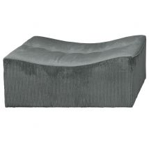 Pouf Cadix Gris - 44 x 63 x 102cm - Basika