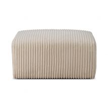 Pouf Shannon Beige - 44 x 72 x 80cm - Basika