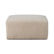 Pouf Shannon Beige - 44 x 92 x 80cm - Basika