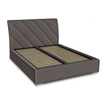 Lit coffre Leonardo Gris anthracite - Basika