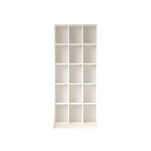 Bibliothèque Nina Blanc - 180 x 76 x 26cm - Basika