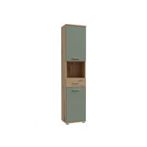 Colonne Champ chene artisan/vert sauge - Basika