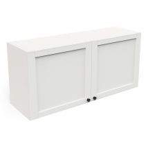 Haut 2 portes Cottage Blanc mat - 55 x 120 x 37cm - Basika