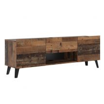 Meuble tv Brighton Vintage - 46.5 x 140 x 34.5cm - Basika
