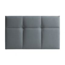 Tete de lit Cabacero Gris clair - 100 x 155 x 8cm - Basika