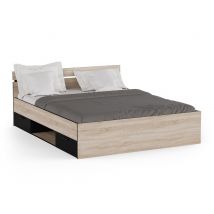 Lit Michigan Chene - 74 x 164.5 x 204cm - Basika