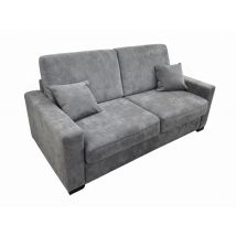Canapé convertible Vulcano Gris - 101 x 196 x 100cm - Basika