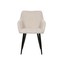 Chaise de séjour Amael Beige - 83 x 57 x 62cm - Basika