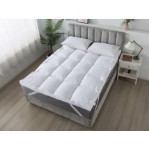 Surmatelas Daniel hechter Blanc - 5 x 140 x 190cm - Basika