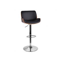 Tabouret de bar Bacchus Noyer/noir - 93 x 48 x 51cm - Basika