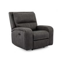 Fauteuil relax manuel Nelson. Gris - 104 x 101 x 105cm - Basika